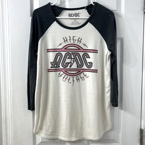 Lucky Brand 🍀 AC ⚡️DC Baseball Tshirt Size Medium